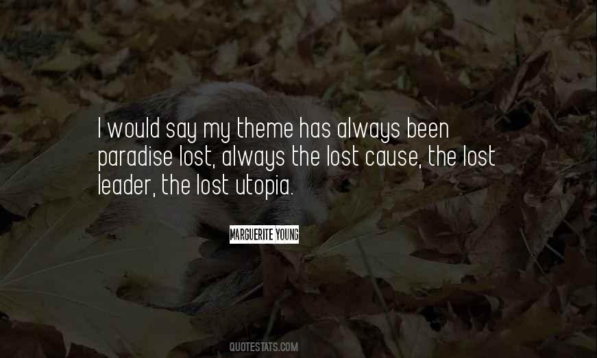 Quotes About Lost Cause #1810743