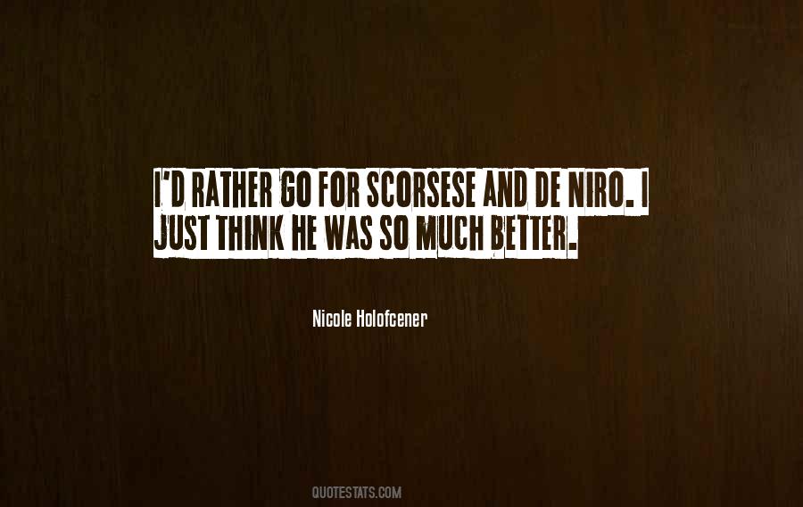 Quotes About De Niro #1323808