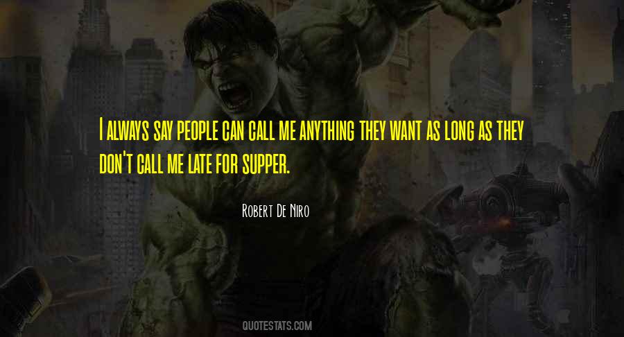 Quotes About De Niro #430889