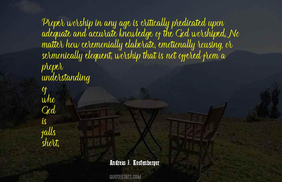Quotes About God Worship #147151
