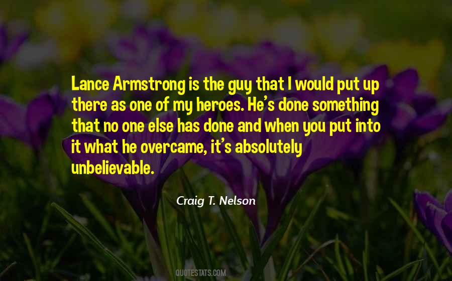 Quotes About Armstrong #1531927