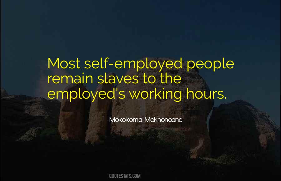 Quotes About Self Employed #671113