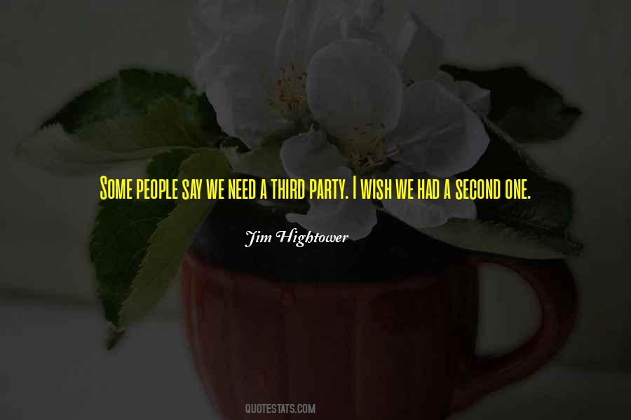 Quotes About Third Party #102922