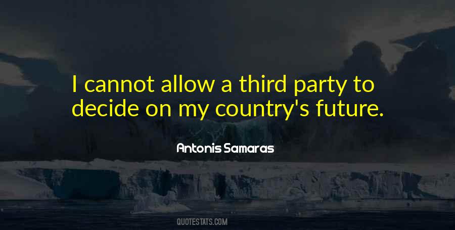 Quotes About Third Party #1725510