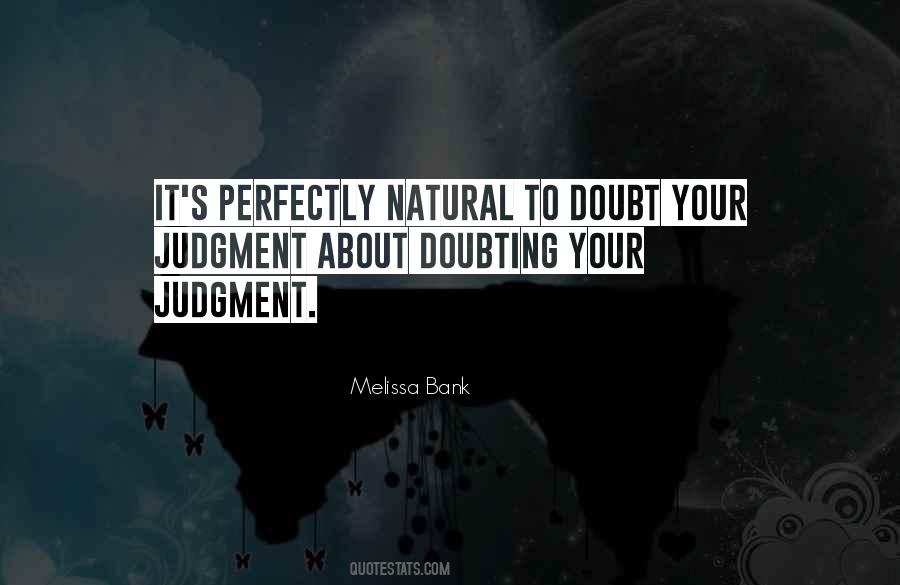 Quotes About Judgment #1807500