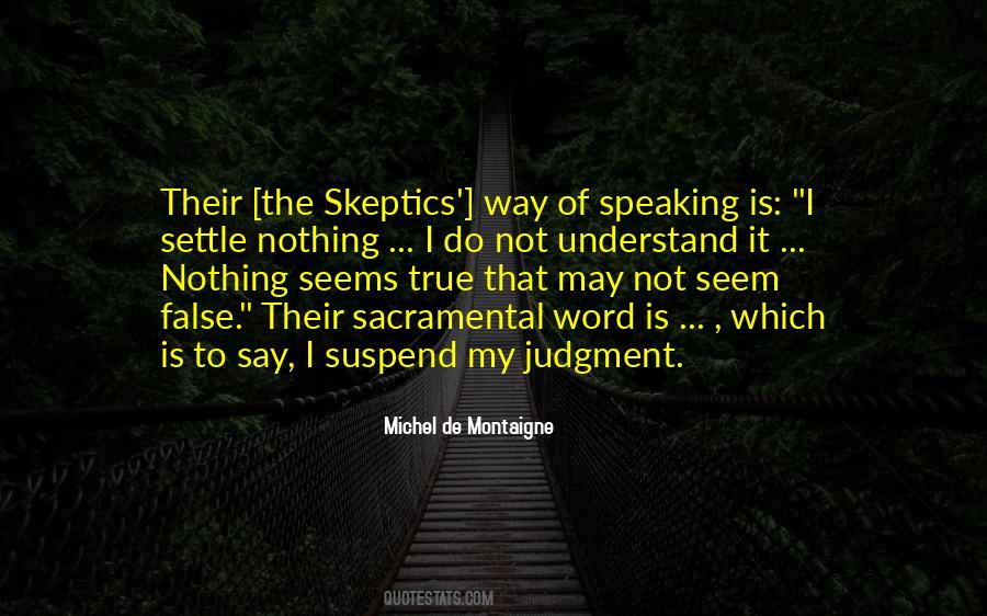 Quotes About Judgment #1822931