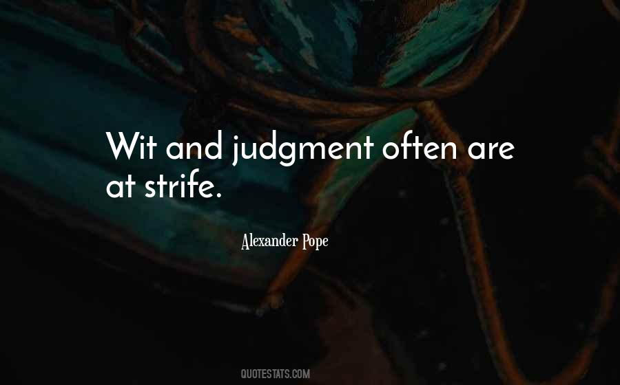 Quotes About Judgment #1845846
