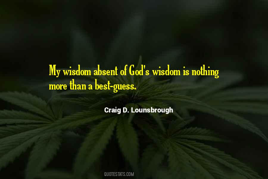 Quotes About Wisdom And Discernment #1584200
