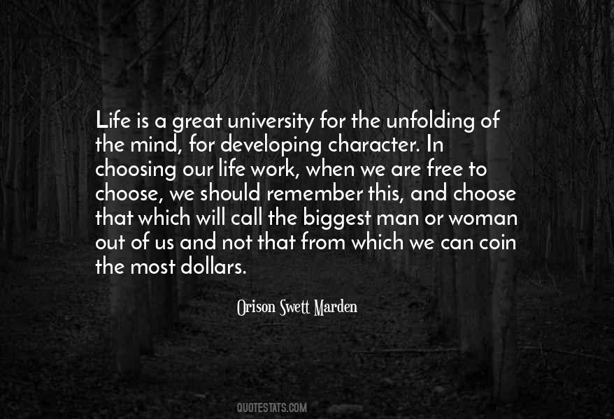 Quotes About Developing Character #299052