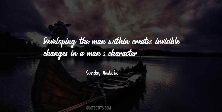 Quotes About Developing Character #571326