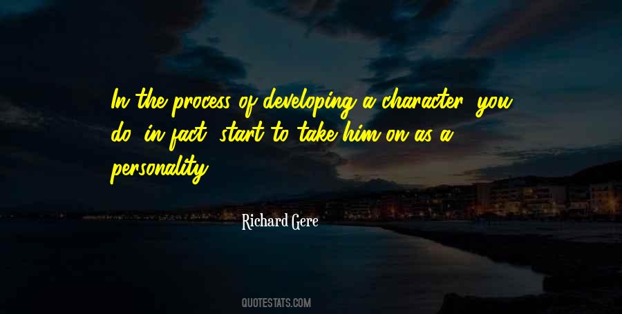 Quotes About Developing Character #741907