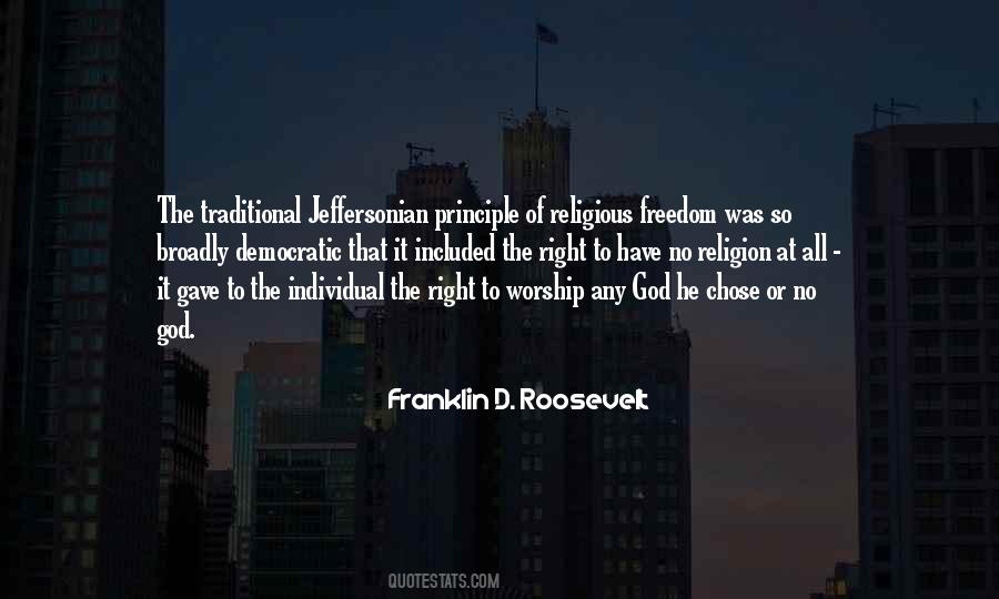 Quotes About Democratic Freedom #19665