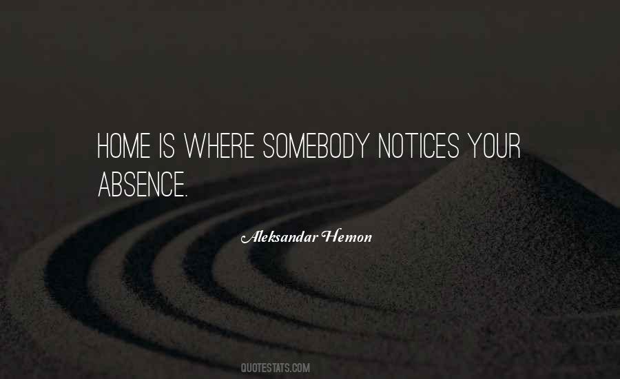 Quotes About Absence #1589519