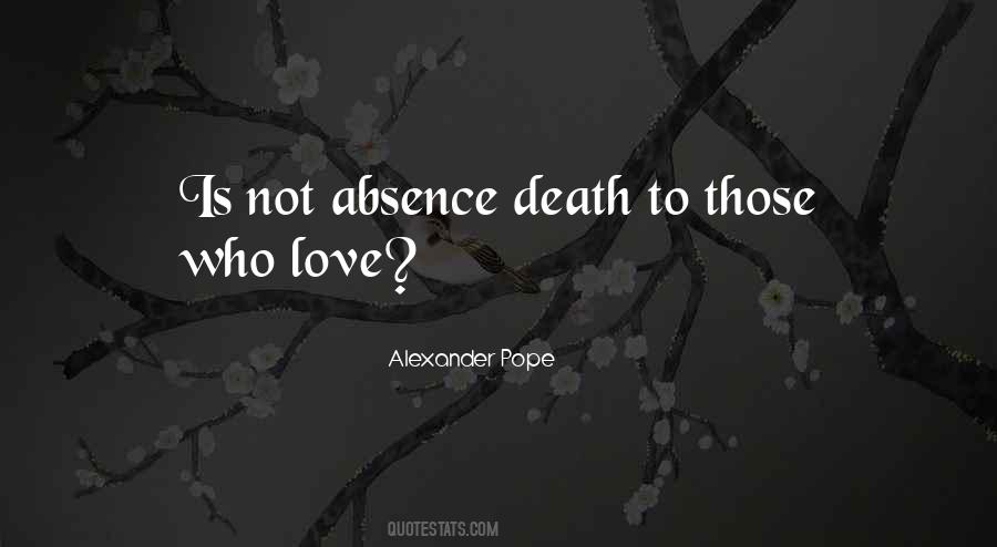 Quotes About Absence #1656329