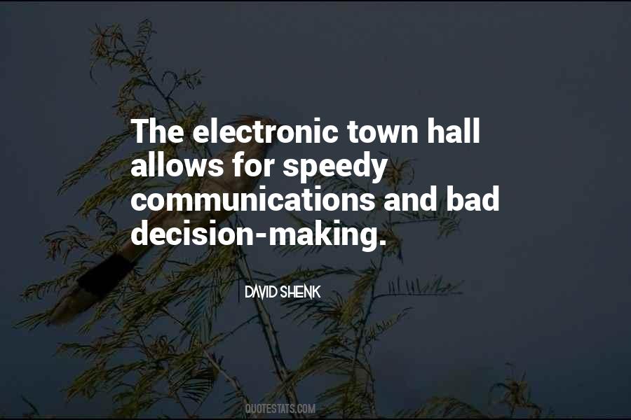 Quotes About Electronic Communication #1357752