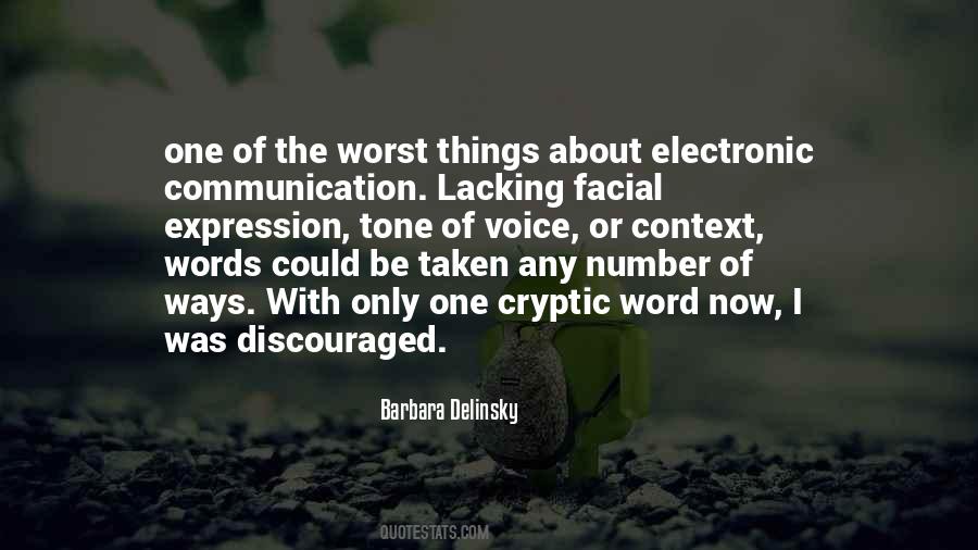 Quotes About Electronic Communication #1788270