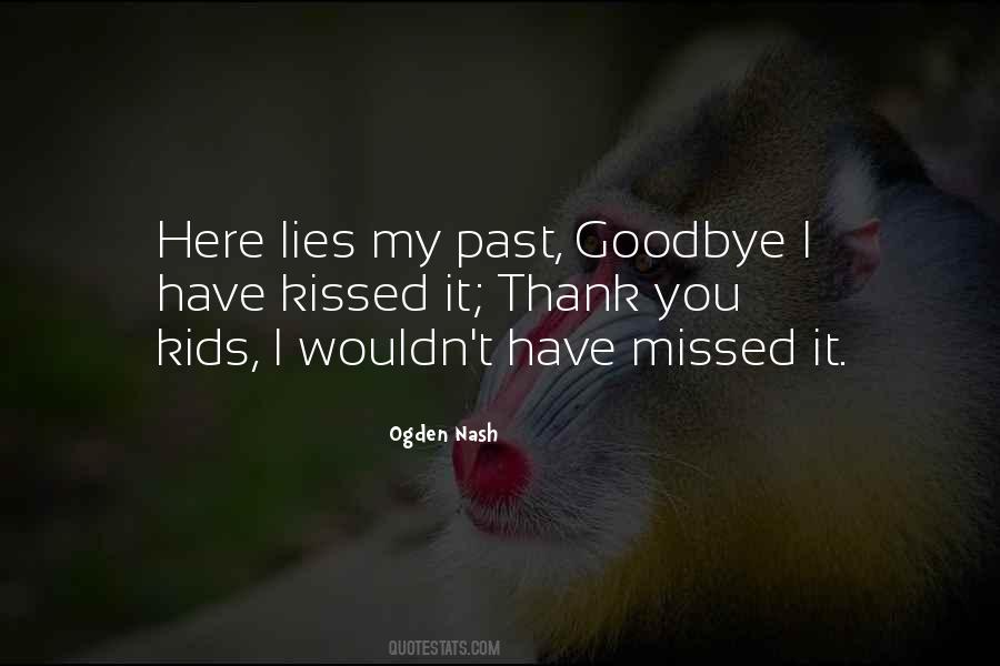 Quotes About Goodbye For Now #58997