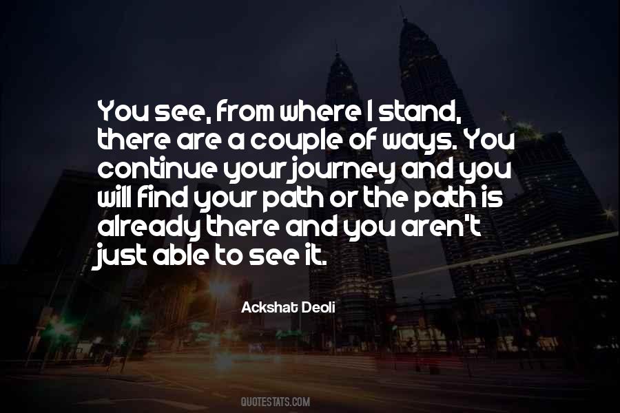 Find Your Path Quotes #1644935