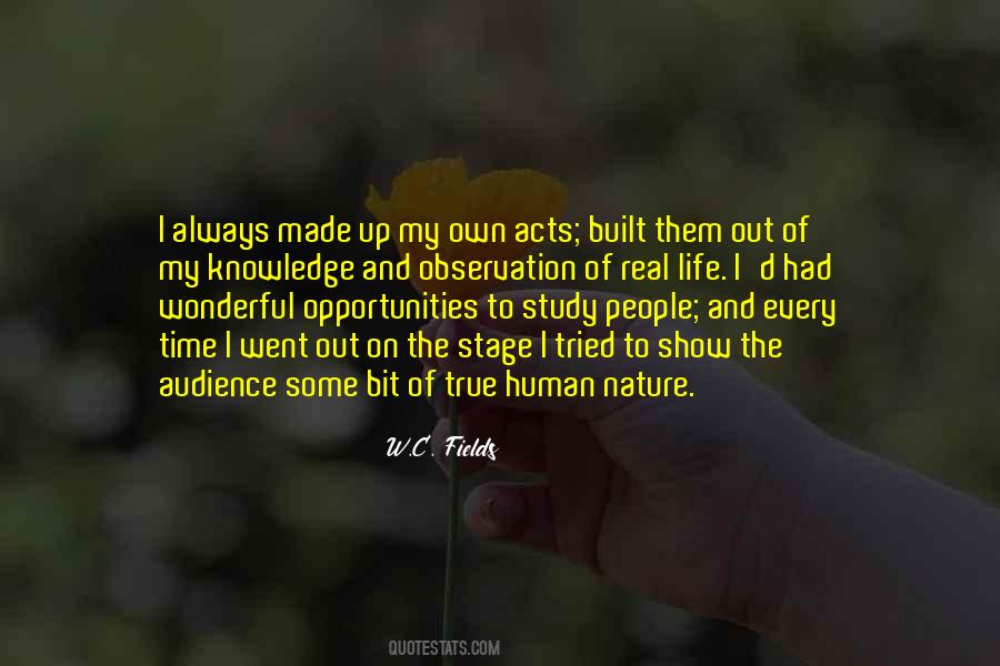 Quotes About True Human Nature #1639570