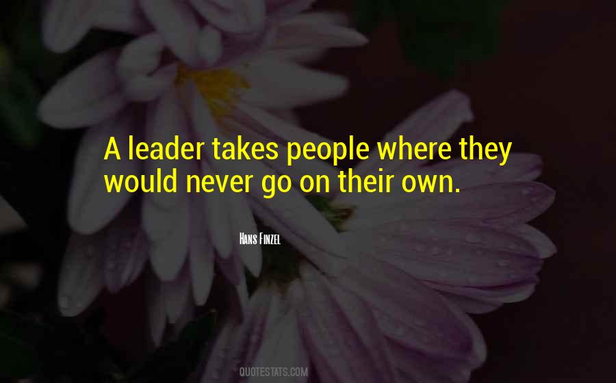 Quotes About A Leader #1774468