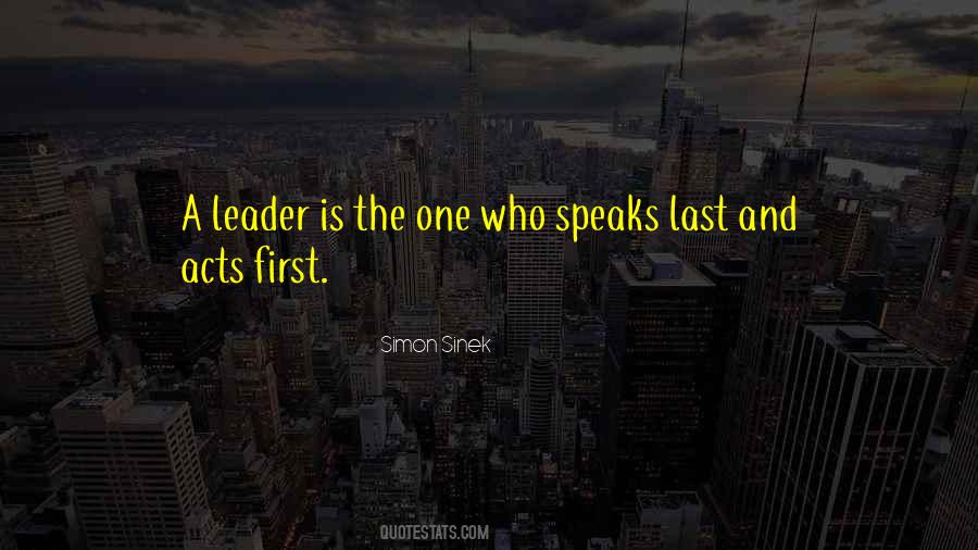 Quotes About A Leader #1815192