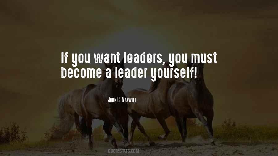 Quotes About A Leader #1821433