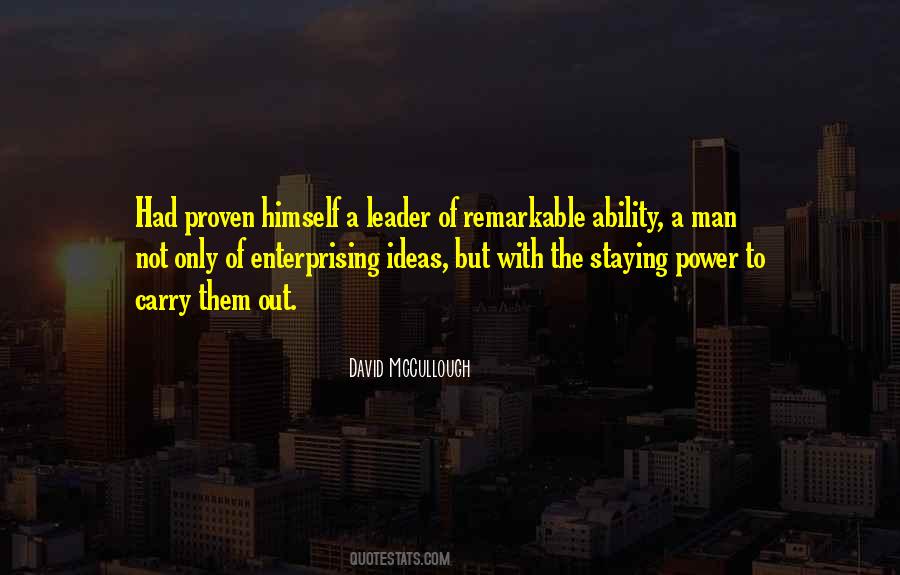 Quotes About A Leader #1831426