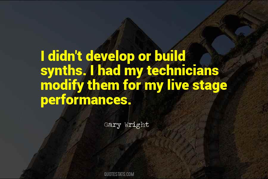 Quotes About Live Performances #1367817