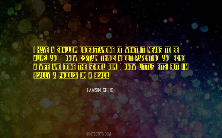 Being Shallow Quotes #714821