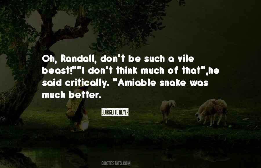 Amiable Snake Quotes #1361723