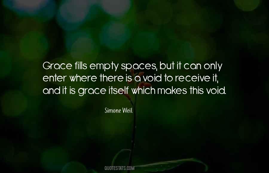 Quotes About Empty Spaces #549264