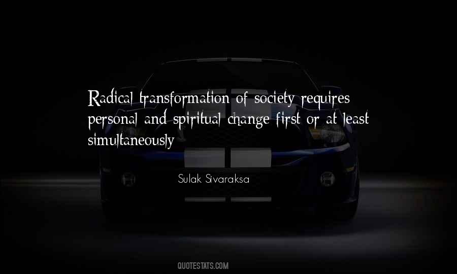 Quotes About Spiritual Transformation #1381770