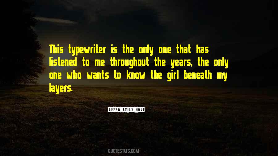 Typewriter Girl Quotes #1088306