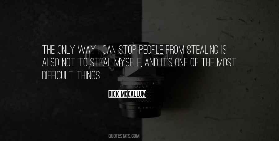 Stealing Things Quotes #1568279