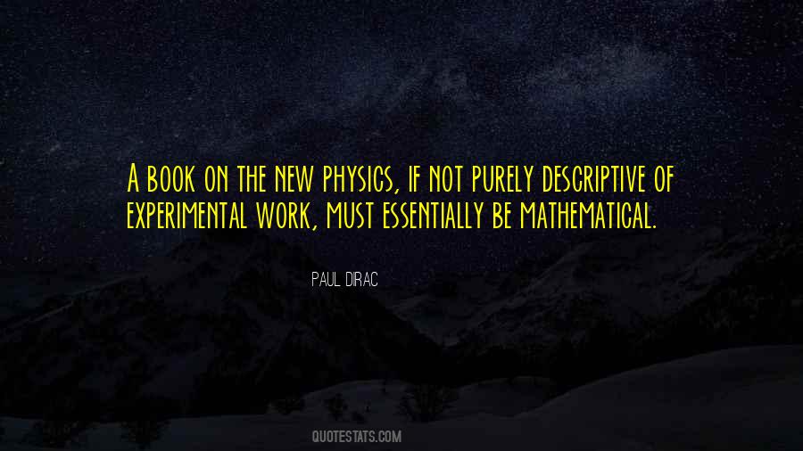 Paul Am Dirac Quotes #1304625
