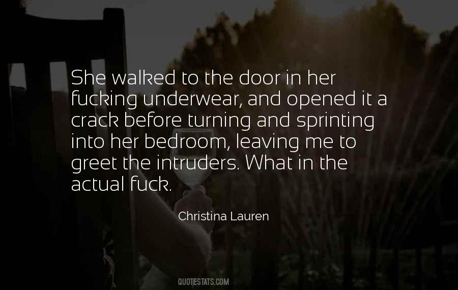 Quotes About Intruders #475691