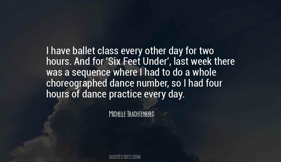 Ballet Class Quotes #1660335