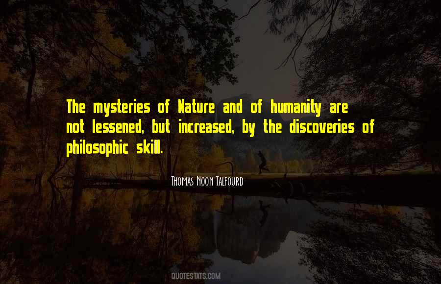 Quotes About The Mysteries Of Nature #1771395