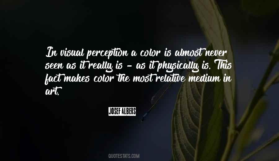 Quotes About Visual Perception #157647