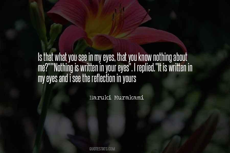 I See My Reflection In You Quotes #810692