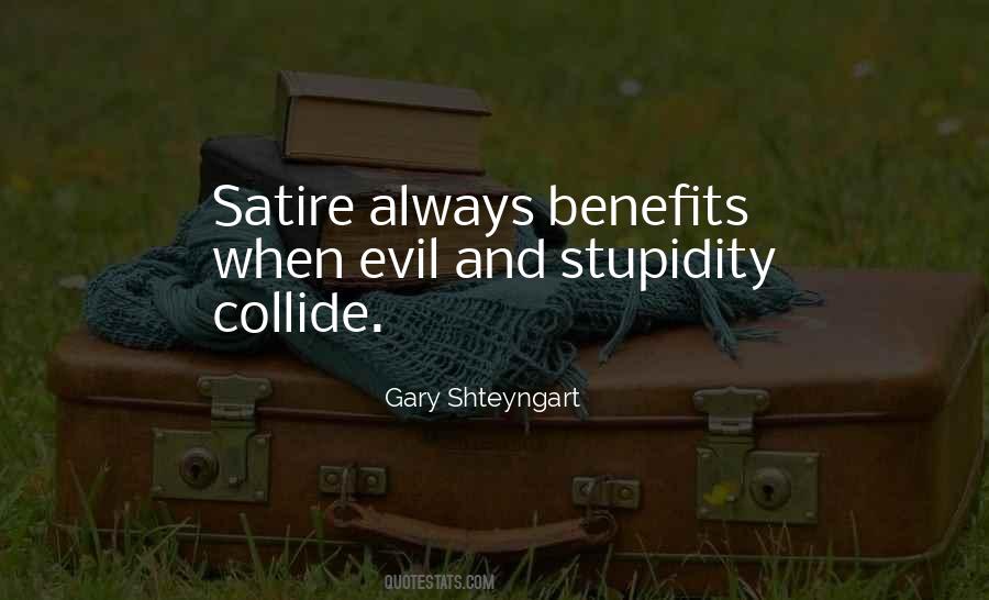 Quotes About Satire #1064447