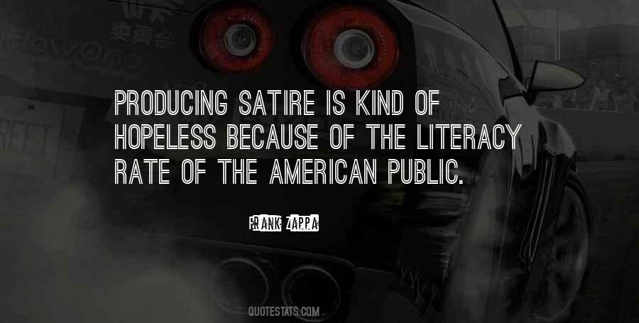 Quotes About Satire #1163423