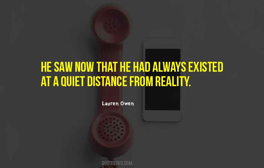 Distance From Quotes #1307270