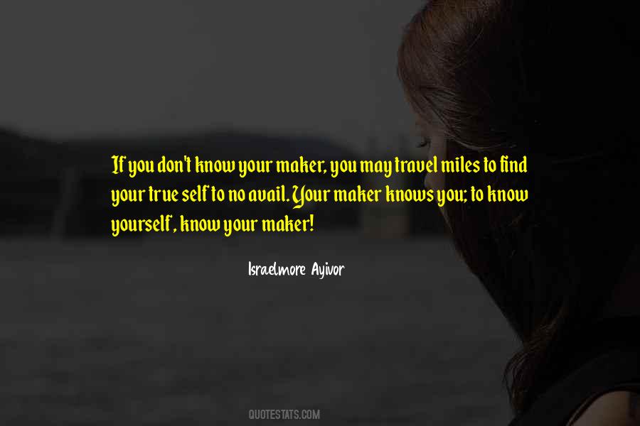 Quotes About To Know Yourself #1595530
