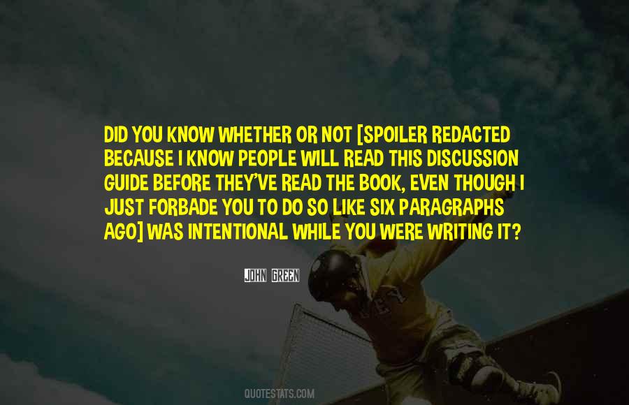 Quotes About Paragraphs #1208549