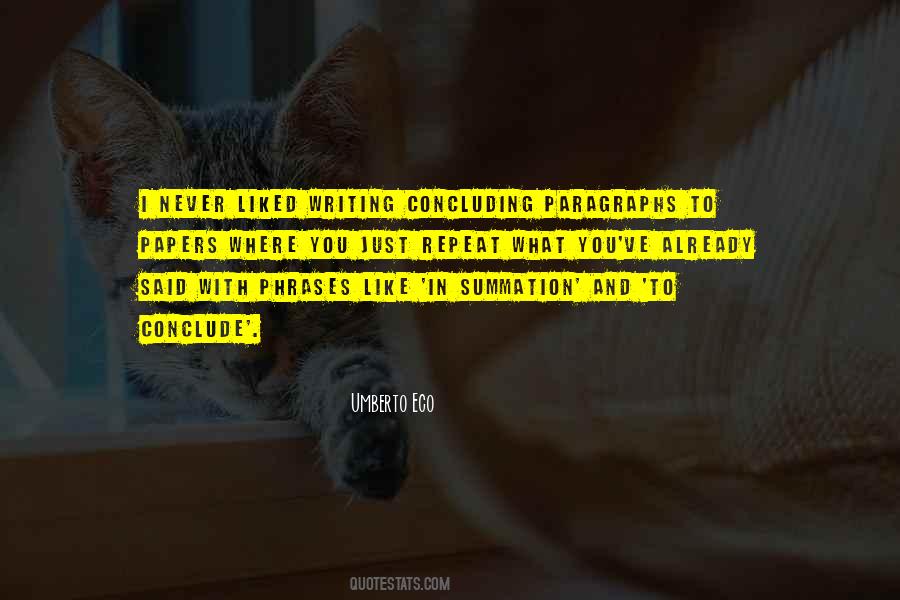 Quotes About Paragraphs #1474333