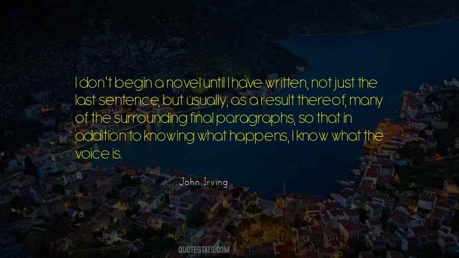 Quotes About Paragraphs #1570581