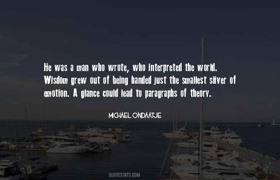 Quotes About Paragraphs #755598