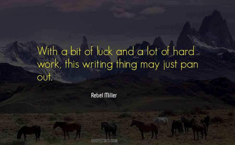 Quotes About Luck Hard Work #1014121