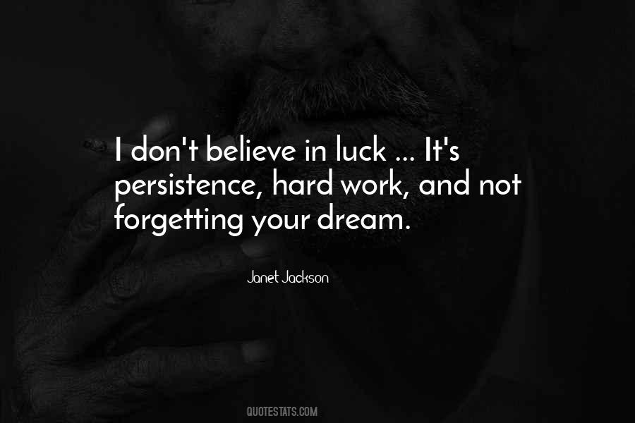 Quotes About Luck Hard Work #1243614